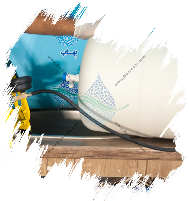 Aeration Water Treatment Systemsعلت هوا در آب ورودی دستگاه تصفیه آب زیر سینکی خانگی