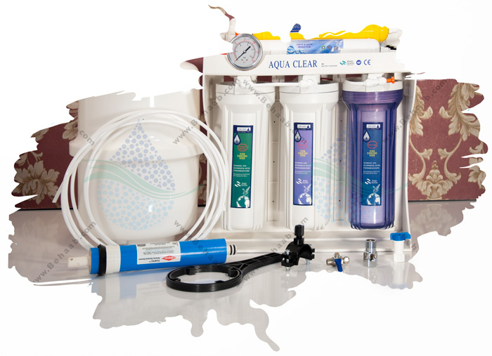  Aqua Clear 6 Stage Reverse Osmosis Water Filter Systemنحوه نصب دستگاه 6 مرحله آکو کلیر