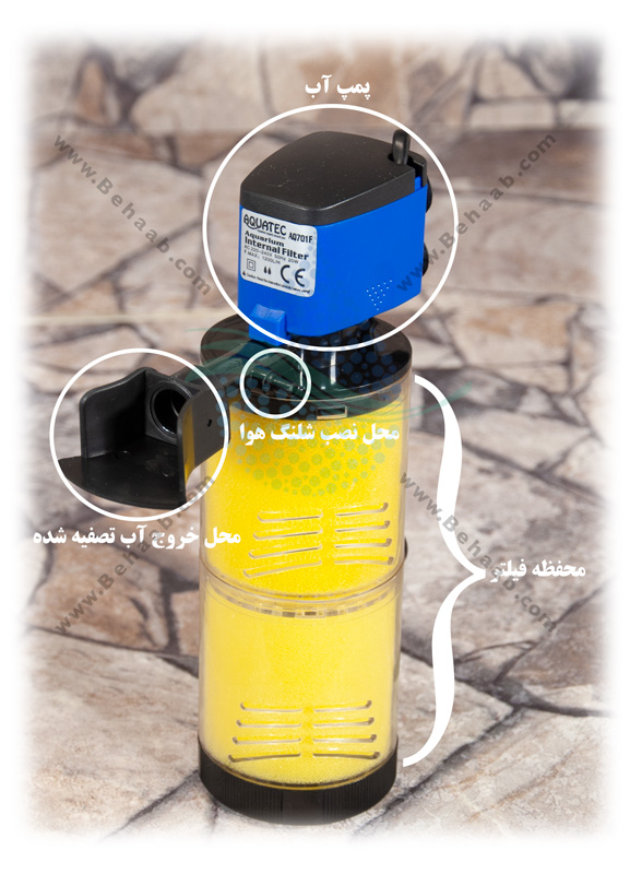 فیلتر داخلی آکواریوم Aquarium Internal Power Filters