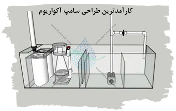 کارآمدترین طراحی سامپ آکواریوم Aquarium Sump Return Fuge