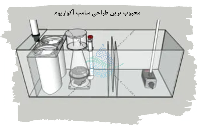 محبوب ترین طراحی سامپ آکواریوم Aquarium Sump w Return