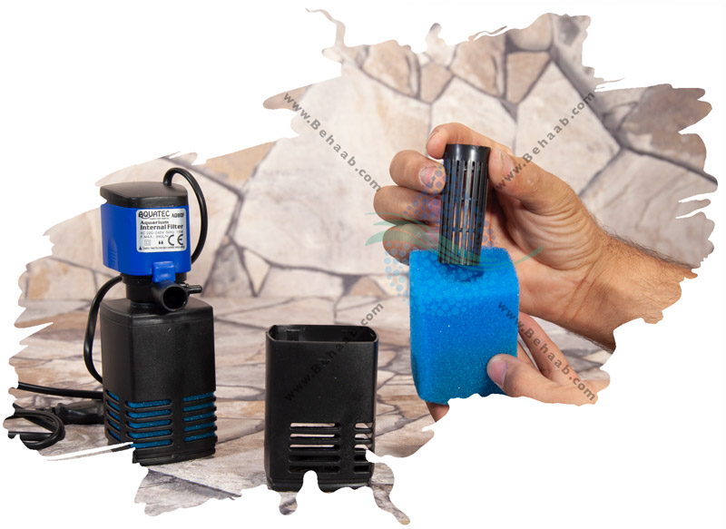نصب فیلتر آکواریوم Aquatec Internal Aquarium Filter Setup