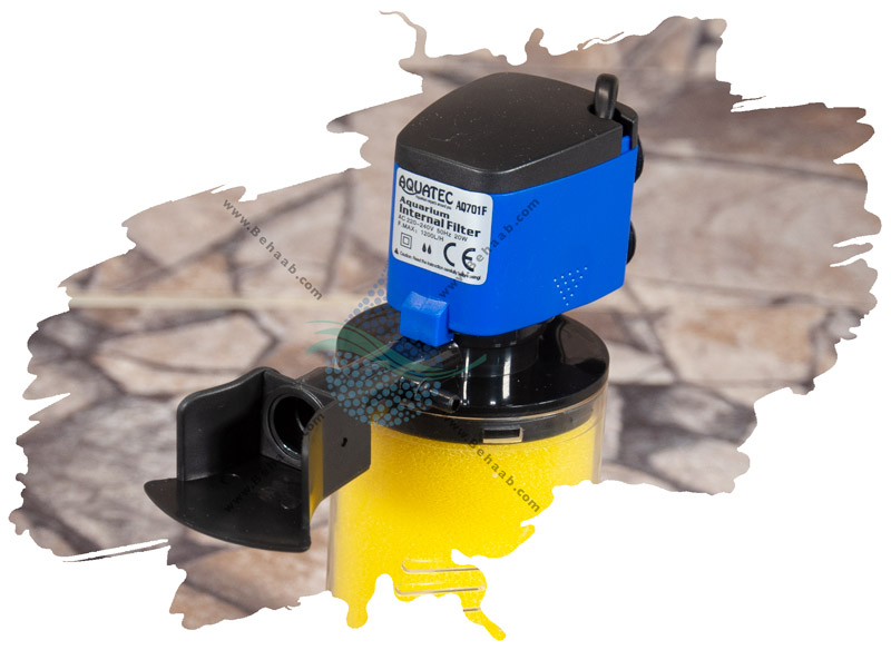 طریقه نصب فیلتر داخلی آکواریوم Aquatec Internal Aquarium Filter Setup