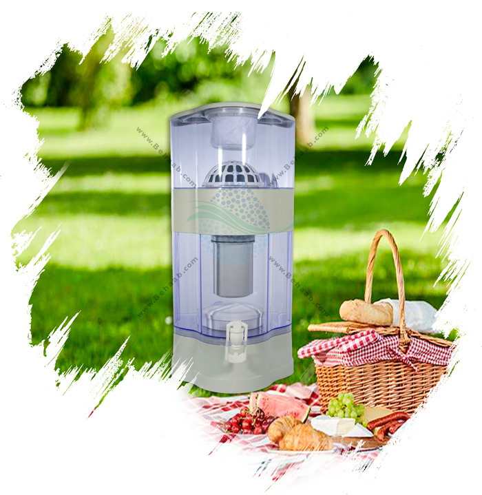 Gravity Water Purifier دستگاه تصفیه آب قابل حمل _ دستگاه تصفیه آب کلمنی