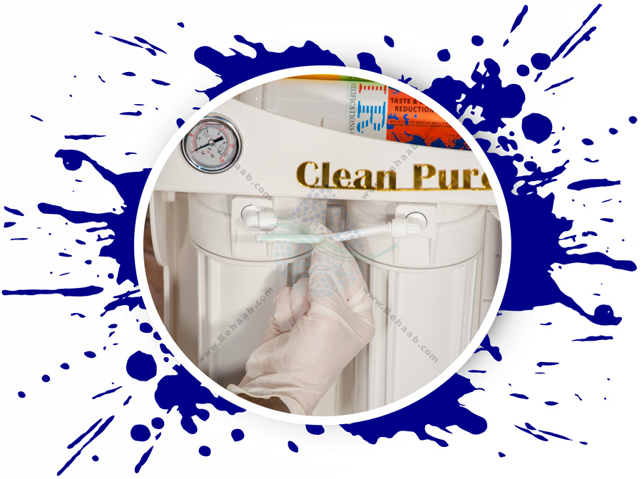 Clean Pure 6 Stage Reverse Osmosis Water Filter System مراحل نصب دستگاه تصفیه آب خانگی 