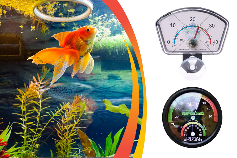 دماسنج عقربه ای آکواریوم Analog Aquarium Thermometer