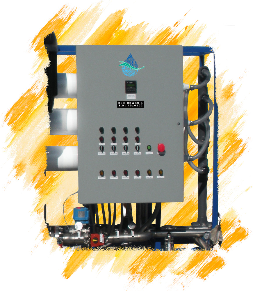 High Brackish Water Reverse Osmosis Systems BEH-HBWRO-L