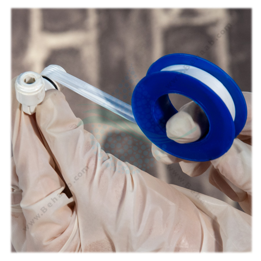 How To Use Teflon Tape For Water Purifier نصب اتصالات تصفیه آب خانگی 