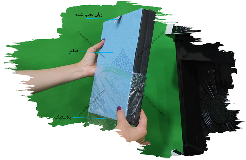 نحوه استفاده از دستگاه تصفیه هوا سایا بلو اسکای کامپکت