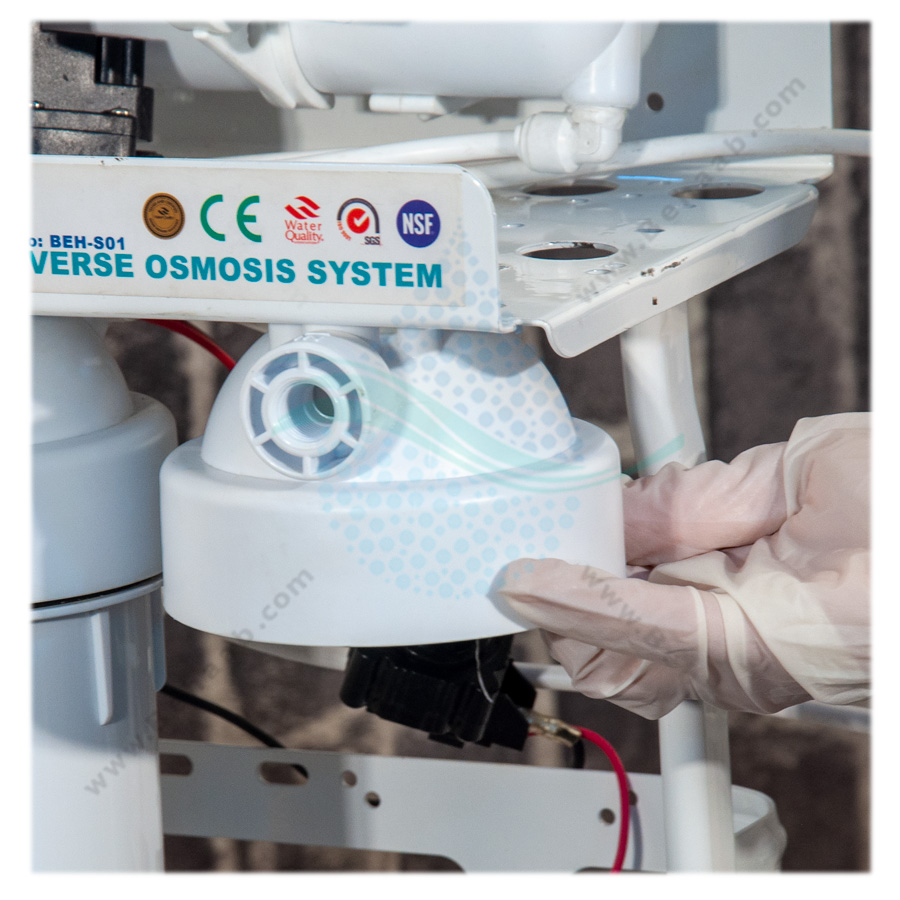 How to change RO Water Filter Housing تعویض هوزینگ مرحله اول دستگاه تصفیه آب خانگی