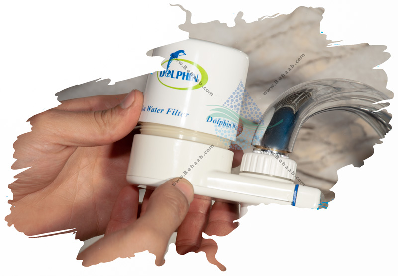 How to replace Faucet Mount Water Filterنحوه تعویض فیلتر تصفیه آب سرشیری