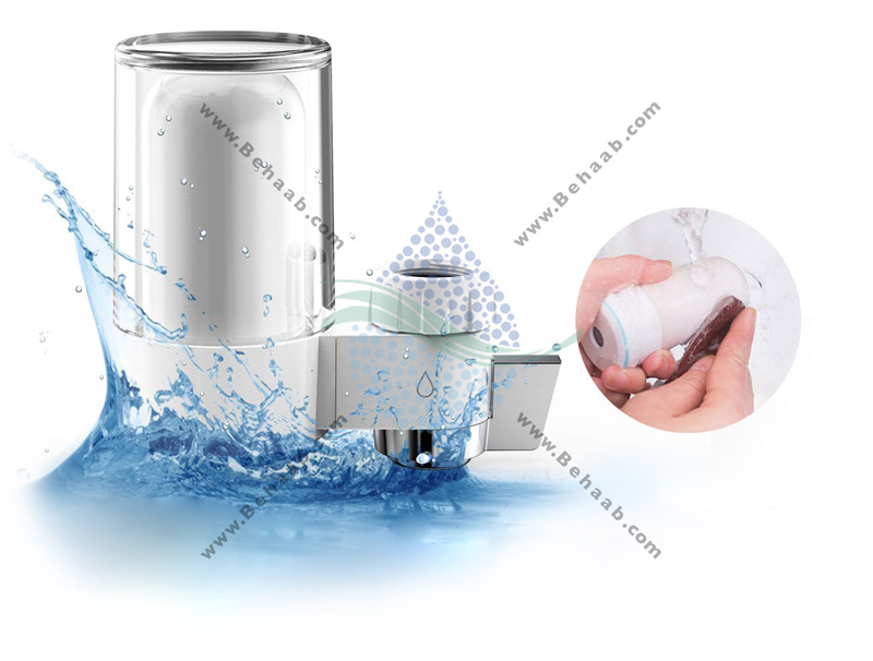 How to replace Faucet Mount Water Filter فیلتر تصفیه کننده آب سرشیری