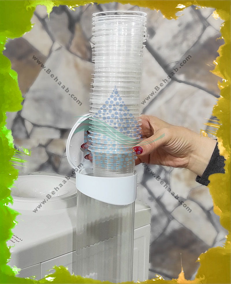 نصب جای لیوان یکبار مصرف آبسردکن