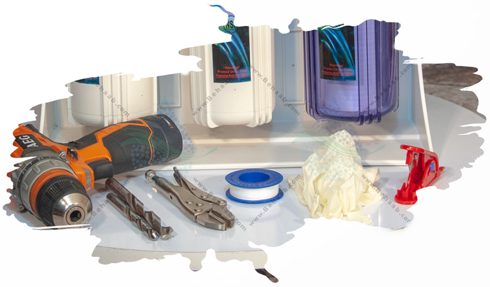 Installing Aqua Clear 6 Stage Reverse Osmosis Water Filter System آموزش نصب دستگاه تصفیه آب آکوا کلیر