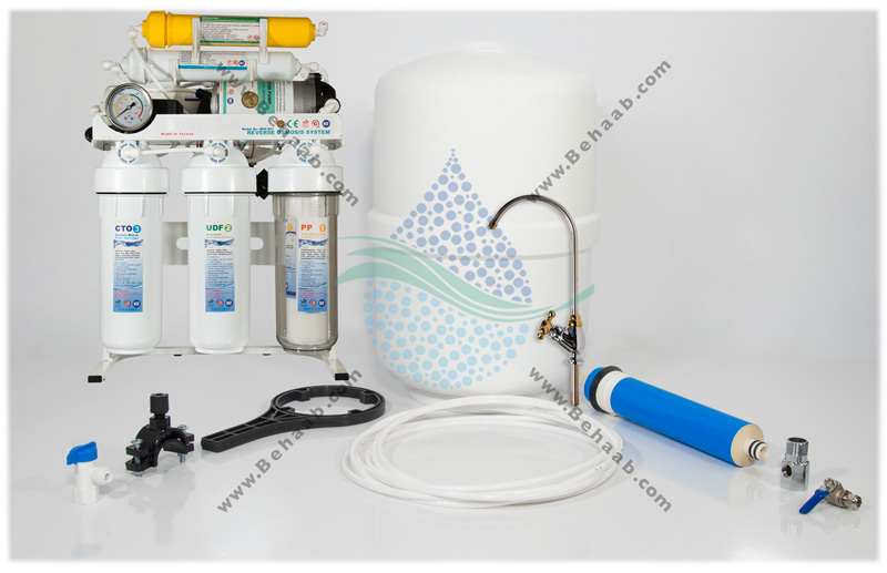 Installing the Series Undersink Reverse Osmosis Unitنصب و راه اندازی دستگاه تصفیه آب اسمز معکوس زیر سینک