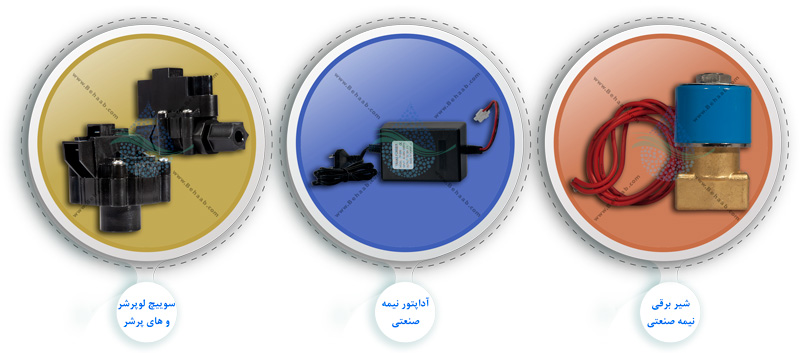 قطعات دستگاه تصفیه آب نیمه صنعتی