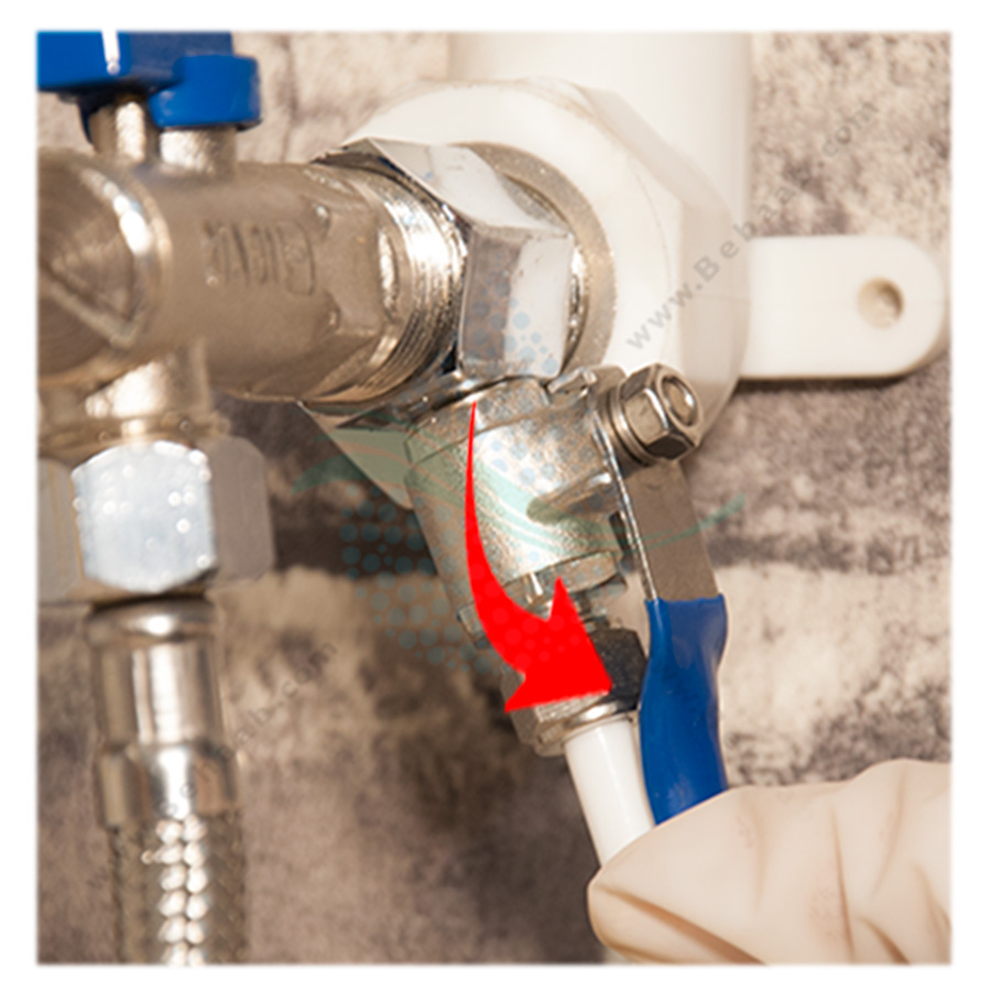 Reverse Osmosis Ball valae Water Purifieشیر آب ورودی دستگاه اسمزمعکوس