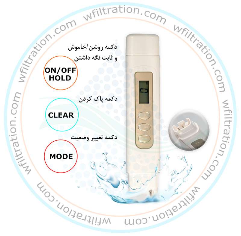  TDS-01 سختی سنج آب مدل 