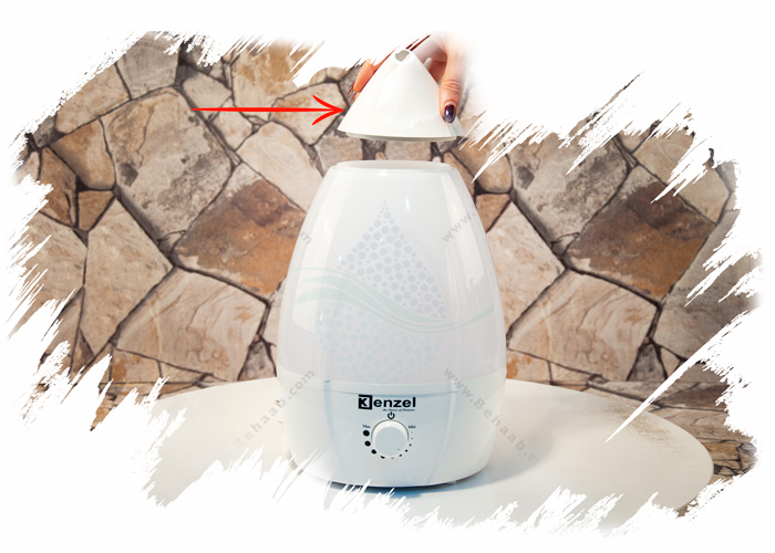 Ultrasonic Humidifier Kenzel طرز کار دستگاه بخور سرد اولتراسونیک