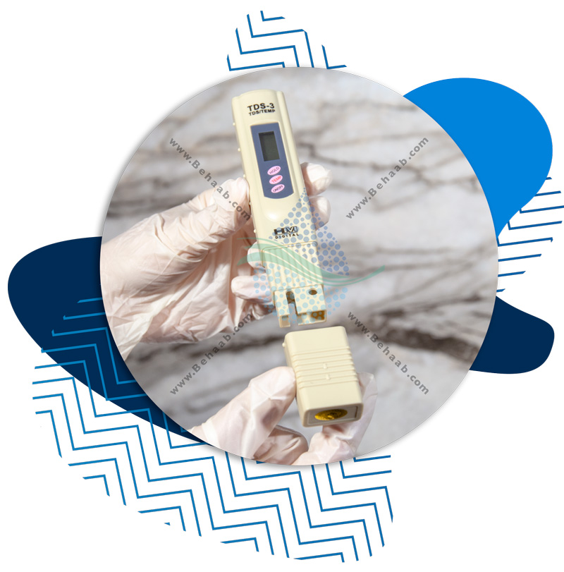Using Digital TDS Meter  نحوه کار با دستگاه سختی سنج آب