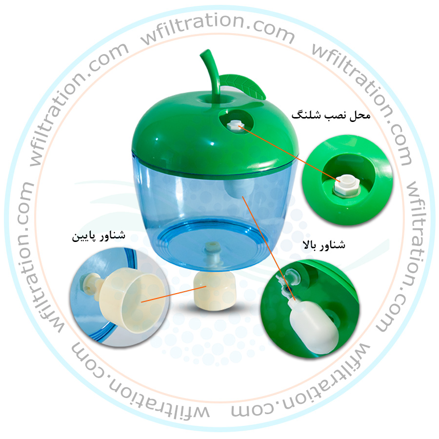 مخزن آبسردکن شناور دار طرح سیب