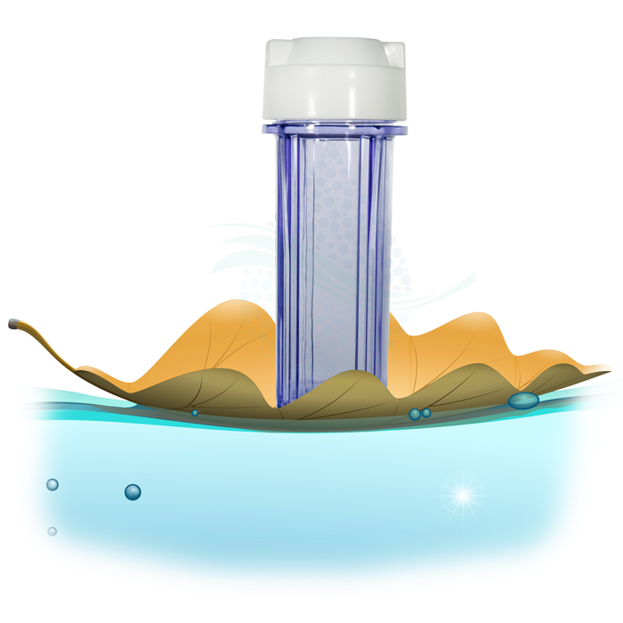  10 inch Transparent Standard Water Filter Housing هوزینگ شفاف تصفیه آب خانگی
