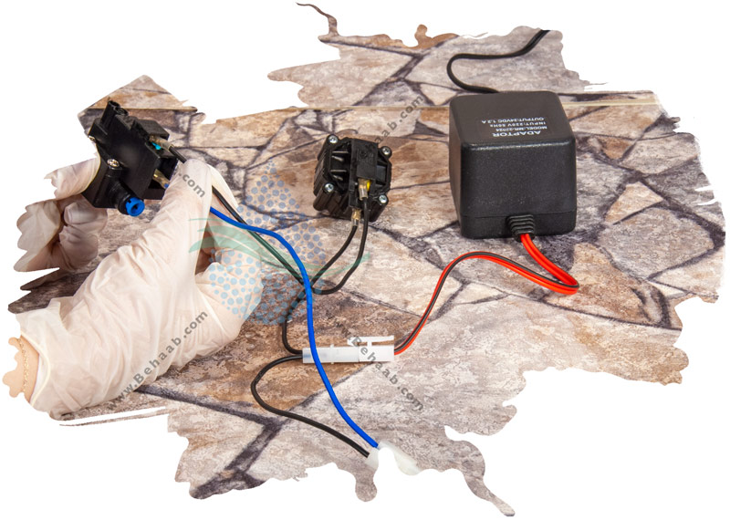 مدار برقی دستگاه تصفیه آب Complete Electrical Connection Of Domestic RO Water Purifier