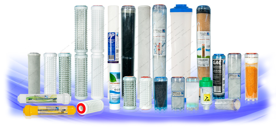 Soufilter Water Filter انواع فیلتر تصفیه آب شرکت سوفیلتر