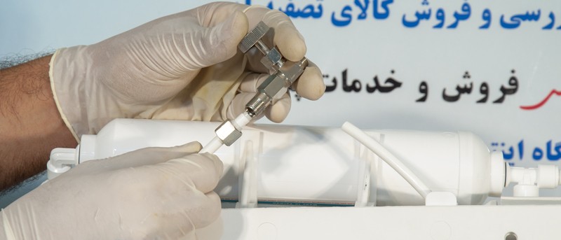 آموزش نصب شیر میکس در دستگاه تصفیه آب خانگی