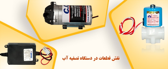 معرفی نقش قطعات در دستگاه تصفیه آب خانگی _ بخش اول