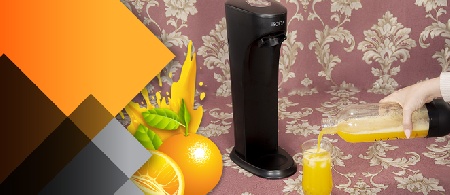 نحوه گازدار کردن آب میوه با سودا ساز آی سودا isoda