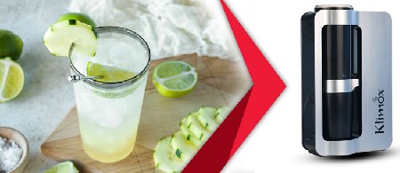 تهیه نوشیدنی خیار و لیمو با دستگاه سودا ساز خانگی