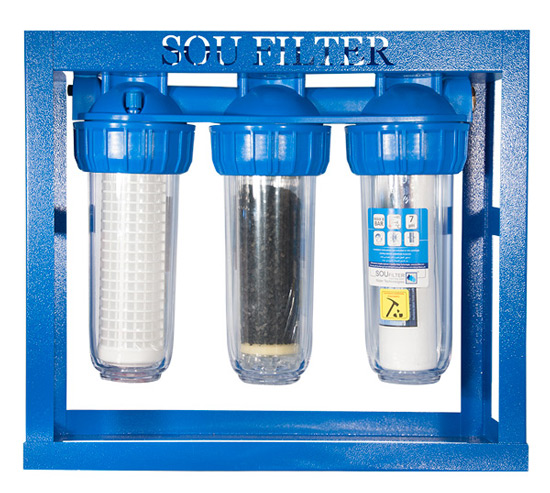 3Stage Water Purification system SOU-Filter دستگاه تصفیه آب فیلتراسیون