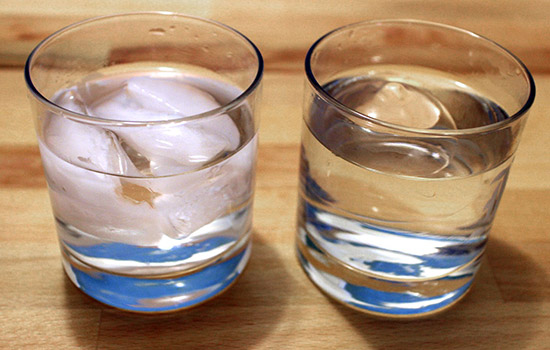 remove odor from tap water ice یخ کریستالی با نصب فیلتر یخچال و ساید بای ساید 