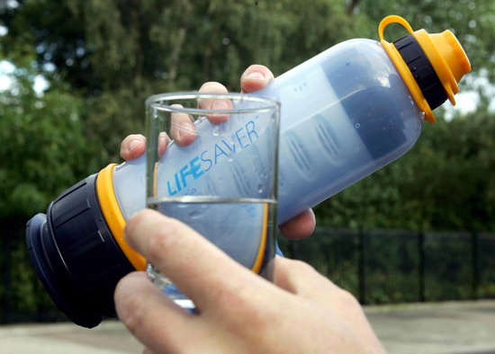 product lifesaver bottle  بطری تصفیه آب لایف سیور