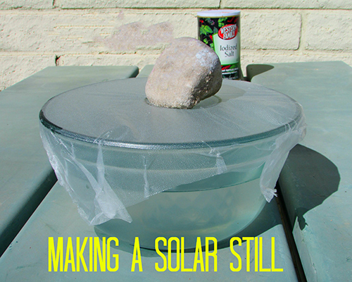 Making a Solar Still ساخت دستگاه تقطیر خورشیدی
