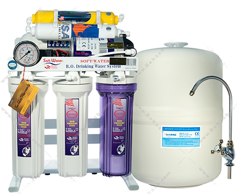 6 Stage Water Purification SoftWater Original دستگاه تصفیه آب سافت واتر اورجینال تایوانی 6 مرحله