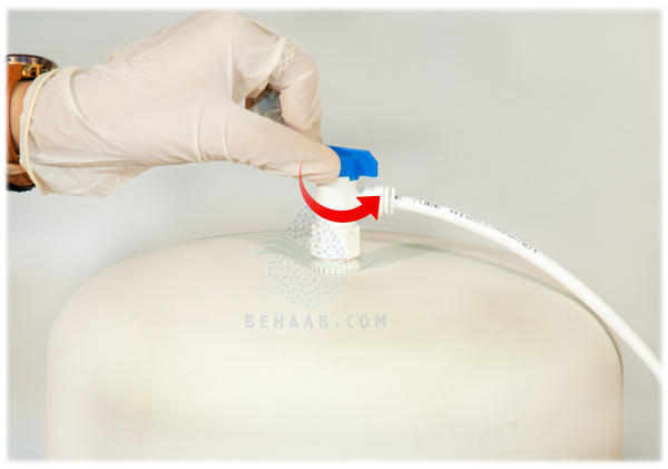 Ball Valves for Reverse Osmosis Tanks شیر مخزن تصفیه آب 