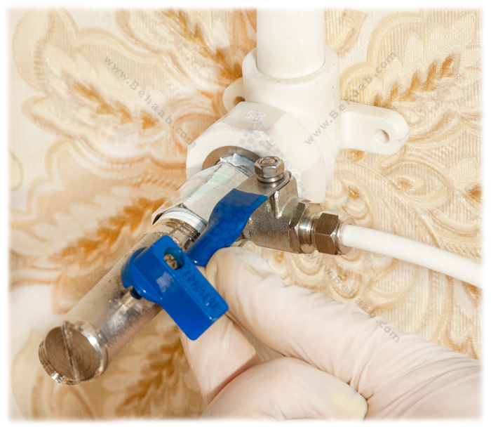 Ball valae Water purifier شیر ورودی دستگاه تصفیه آب