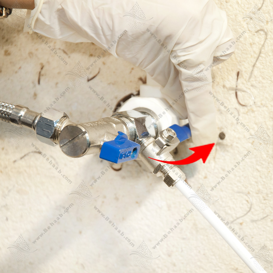 Ball valve water purifier آب ورودی دستگاه تصفیه آب