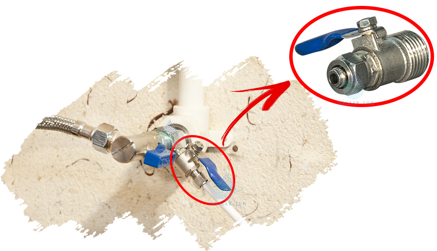 Water Purifier Inlet Valve شیر ورودی دستگاه تصفیه آب