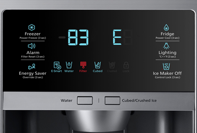 Change Refrigerator Water Filter روشن شدن چراغ هشدار تعویض فیلتر یخچال