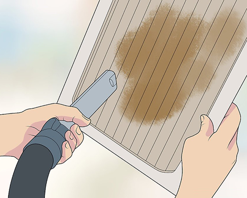 Cleaning a Home Air Filter پاکسازی فیلتر تصفیه هوا
