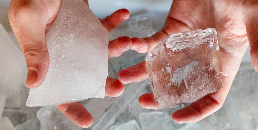 Cloudy or Clear Ice عوارض عوض نکردن فیلتر یخچال - یخ شفاف و کدر