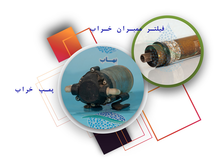پمپ تصفیه آب و فیلتر ممبران تصفیه آب