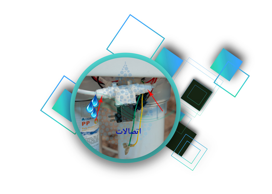 Common problems Solenoid valve in the Reverse Osmosis Water Filter  اشکالات رایج در شیر برقی دستگاه تصفیه آب اسمز معکوس  آب