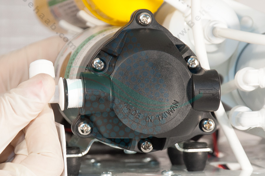 RO WATER PURIFIER PUMP HEAD REPLACEMENT آموزش تعویض هد پمپ تصفیه آب