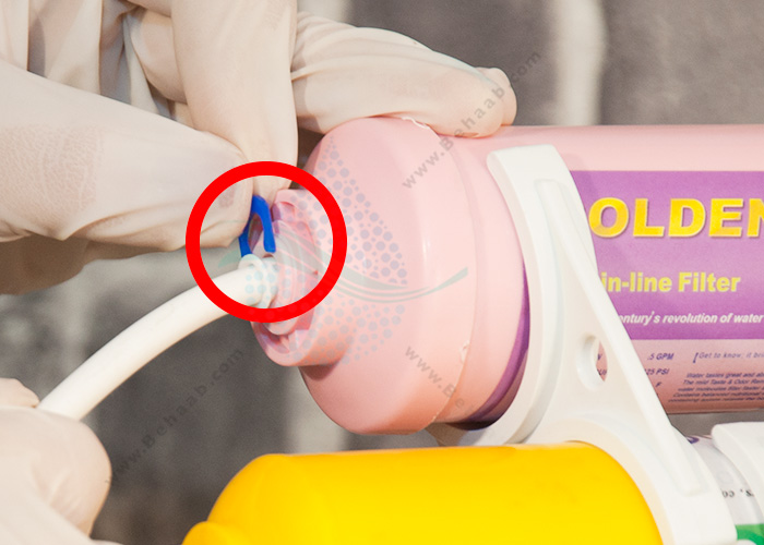 How to install Membrane Filter in ro Water Purifier آموزش نحوه نصب فیلتر محافظ ممبران در دستگاه تصفیه آب خانگی