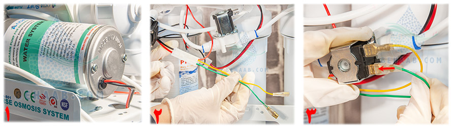 Replacing the Auto Shutoff With a Solenoid Valve on Reverse Osmosis Water Purification  آموزش نصب شیر برقی تصفیه آب