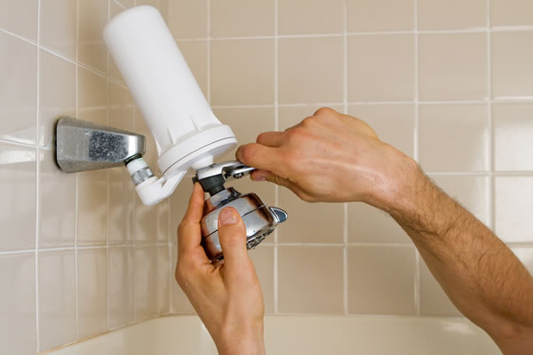 Shower Filter Installation نصب فیلتر تصفیه آب دوش حمام